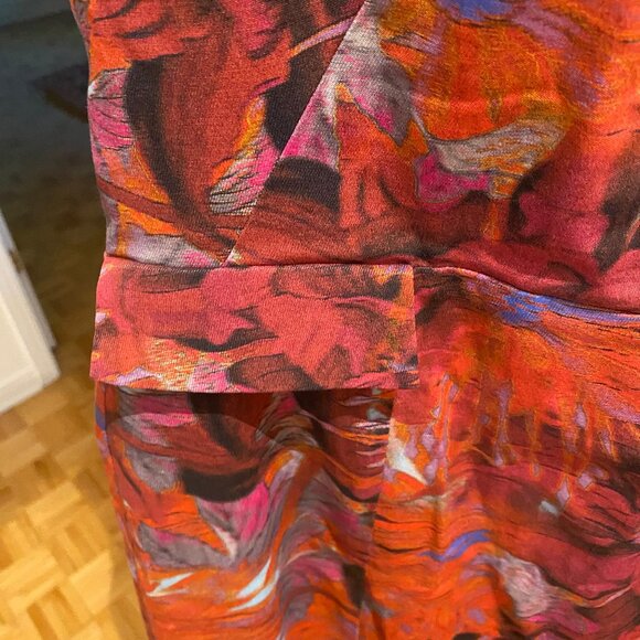 Pink Erdem Viscose/Cotton Floral Sheath Dress - GUC w/ minor zipper flaw - Picture 7 of 12